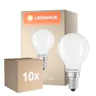 Monipakkaus 10x Ledvance Classic LED E14 Pallo Filament 5.9W 806lm - 827 Erittäin Lämmin Valkoinen | Himmennettävä - Korvaa 60W
