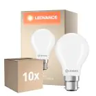 Monipakkaus 10x Ledvance Classic LED B22 Päärynä Matta 5.9W 806lm - 827 Erittäin Lämmin Valkoinen | Korvaa 60W
