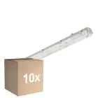 Monipakkaus 10x Philips LED Loisteputkivalaisimet Vedenkestävä WT050C | Sopii 2x150cm LED Putki