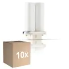 Monipakkaus 10x Philips MASTER PL-S 9W - Actinic BL | 2-Nastaa