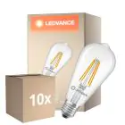 Monipakkaus 10x Ledvance Classic LED Edison E27 Päärynä Filament Kirkas 3.8W 806lm - 827 Erittäin Lämmin Valkoinen | Korvaa 60W