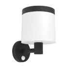 Eglo Seinävalaisin Pantete Solar Musta 7W 790lm - 830 Lämmin Valkoinen | IP65 - Liiketunnistin