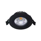 Noxion LED Kallistettava Slim Kohdevalaisin Musta Pyöreä 5W 550lm 60D - 940 Kylmä Valkoinen | 85mm - IP54 - Himmennettävä - Paras Värintoisto